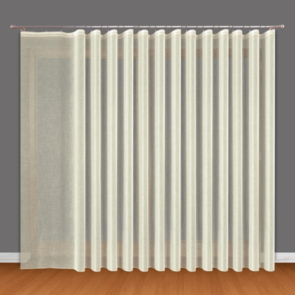 Firanka biała fantazyjna 1201 wys.300 cm