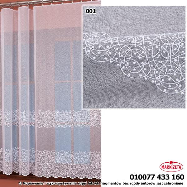 Firanka haftowana 10077 wys.150cm x 1,50 m szer