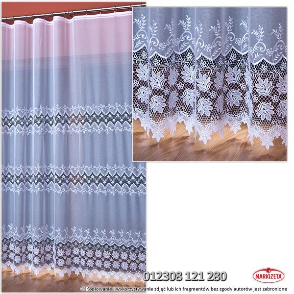 Firanka haftowana 12308 SZER 3m WYS 280cm