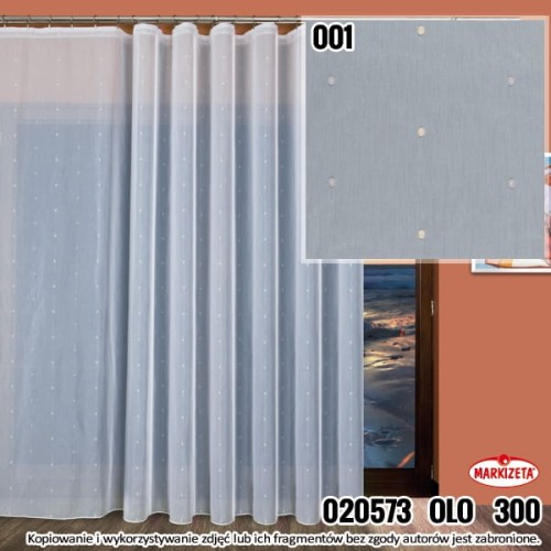 FIRANKA HAFTOWANA NA BATYŚCIE 20573 WYS 300CM x 1,70 m szer