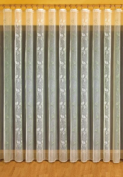 FIRANKA HAFTOWANA NA SEMI ORGANTYNIE 48912 SZER 4,50MX 280CM WYS