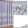 Firanka haftowana na woalu 12262 SZER 1,6m WYS 160cm