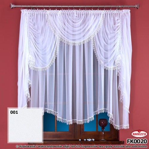 Firanka konfekcjonowana FK 0020