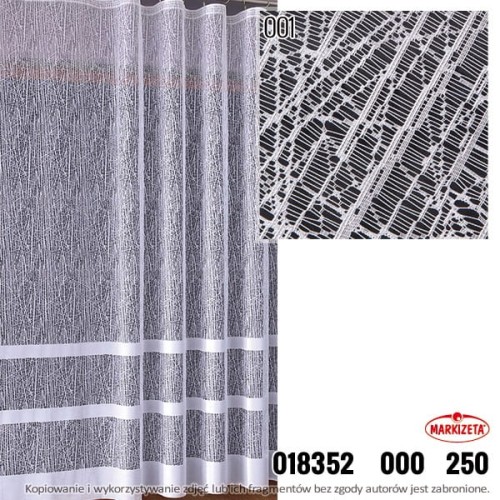 Firanka konfekcjonowana Wiktoria  250 x 300 CM