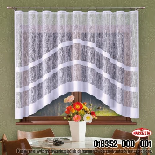 Firanka konfekcjonowana Wiktoria.160X410