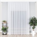 Firanka woalowa 709 w pasy  wys.330cm