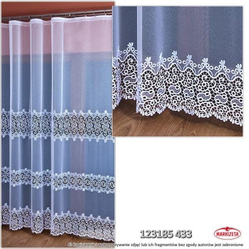 Firanka z aplikacją 123185wys250cmx4,60 m szer