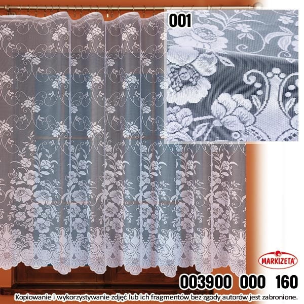 Firanka żakardowa 3900 wys.250cm szer. 2,40m