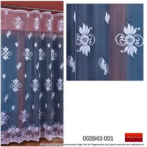 FIRANKA ŻAKARDOWA 3943 1,50 M SZER X 250  CM WYS