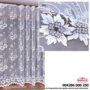 Firanka żakardowa 4286 wys.250 cm x 1,20 m szer