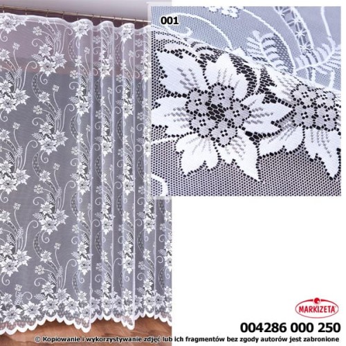 Firanka żakardowa 4286 wys.250 cm x 1,20 m szer