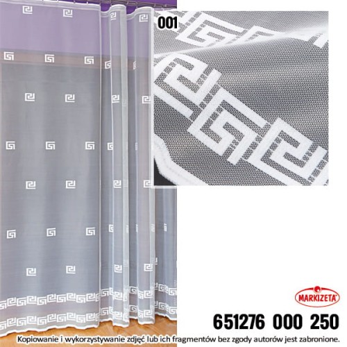 Firanka żakardowa 651276 wys 250 cm x 1,15 m szer