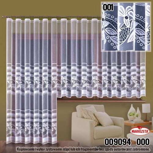 Firanka żakardowa 9094 wys. 160cm x1,40 m szer.