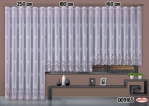 Firanka żakardowa 9165 wys.250cm x 3,70 m szer.