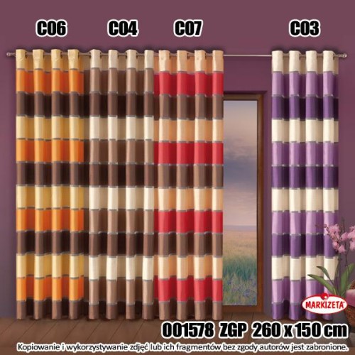 Gotowa zasłona na przelotkach 1578