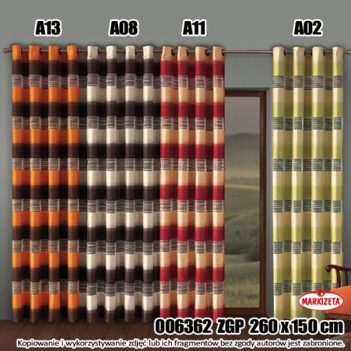 Gotowa zasłona na przelotkach 6362