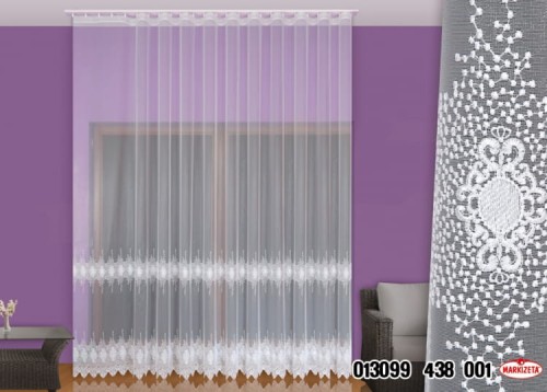 FIRANKA HAFTOWANA 13099 WYS 280 CM x 3 M SZER. MARKIZETA KRYSZTAŁEK