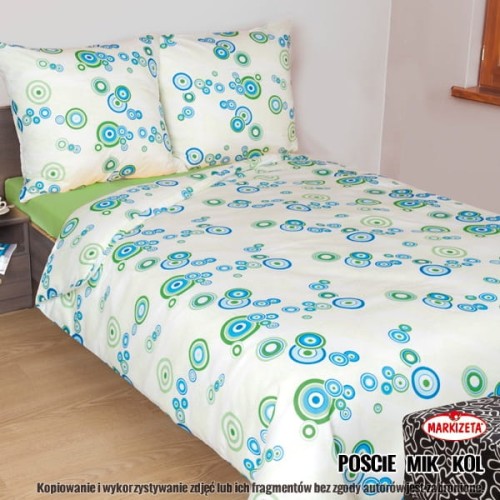 KOMPLET POŚCIELI Z MIKROWŁÓKNA  KÓŁKA