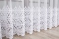 Firanka haftowana 13505  wys.250 cm x 3 m szer uszyta