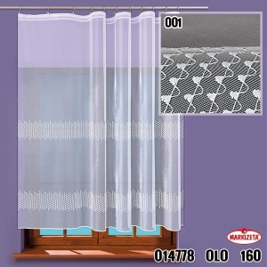 Firanka haftowana 14778 wys.160cm x 8 m szer