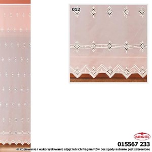 Firanka haftowana 15567 wys.160 cm x 2,90  m szer.