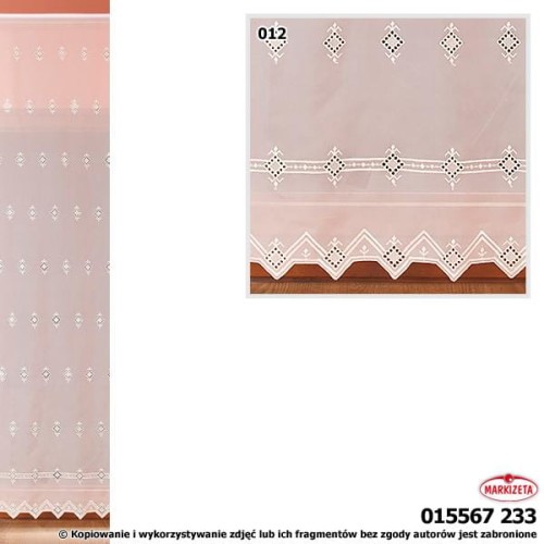 Firanka haftowana 15567 wys.160 cm x 2,90  m szer.