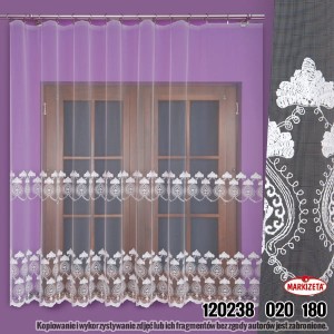 FIRANKA HAFTOWANA NA TIULU 120238 WYS 280CM X 2,90 M