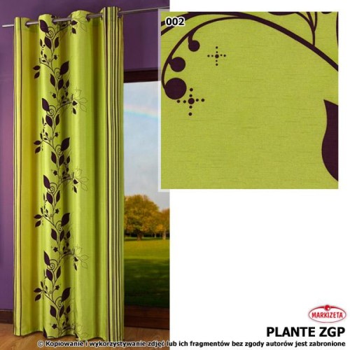 Plante gotowa zasłona na przelotkach