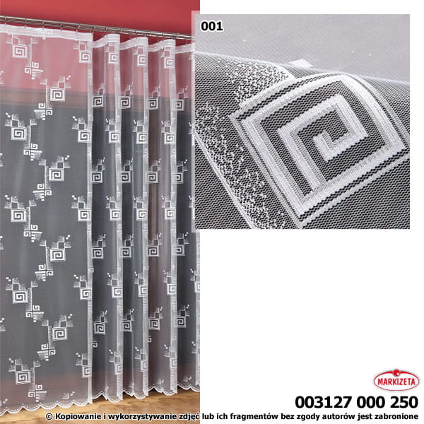 Firanka żakardowa 3127 1,40 szer x 2,50wys