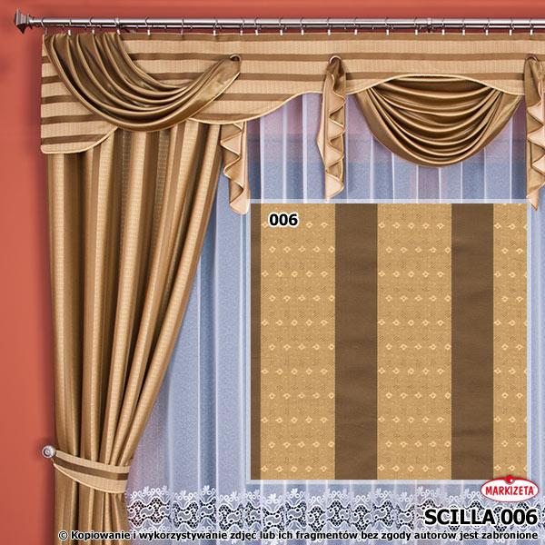 Tkanina zasłonowa SCILLA SZER 150cm WYS 1,3m