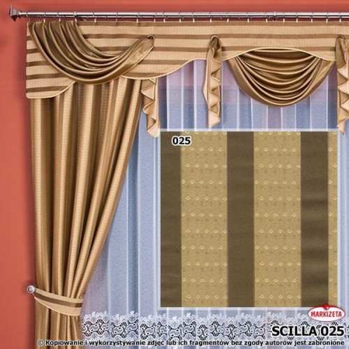 Tkanina zasłonowa SCILLA SZER 150cm WYS 8,3m