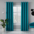 Zasłona na przelotkach DONA turkusowa