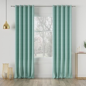 Tkanina zasłonowa MILASO kolor miętowy