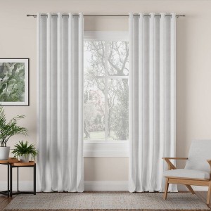 Tkanina zasłonowa MILASO kolor biały