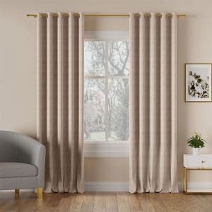 Tkanina zasłonowa MILASO kolor cappucino