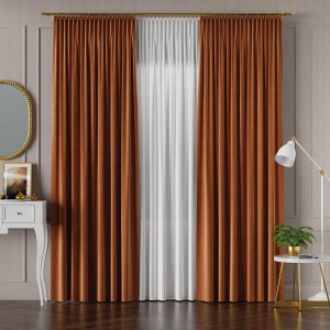 Tkanina dekoracyjna VELVET szer. 280cm kolor rdzawy