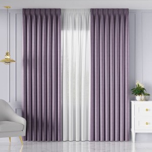 Tkanina dekoracyjna VELVET szer. 280cm kolor wrzosowy