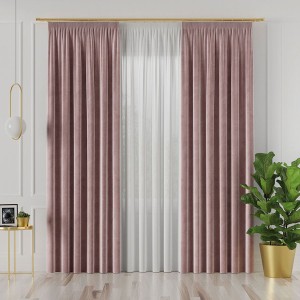 Tkanina dekoracyjna VELVET szer. 280cm kolor pastelowy fioletowy