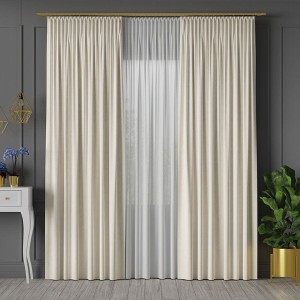 Tkanina dekoracyjna VELVET szer. 280cm kolor ecri