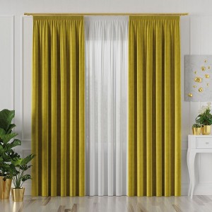 Tkanina dekoracyjna VELVET szer. 280cm kolor jasny oliwkowy