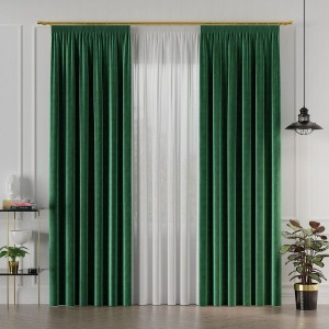 Tkanina dekoracyjna VELVET szer. 280cm kolor szmaragdowy