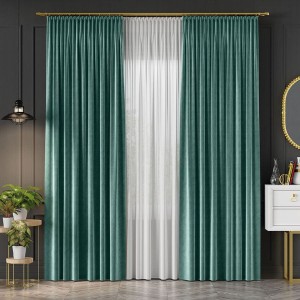 Tkanina dekoracyjna VELVET szer. 280cm kolor morski