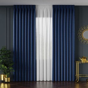 Tkanina dekoracyjna VELVET szer. 280cm kolor granatowy