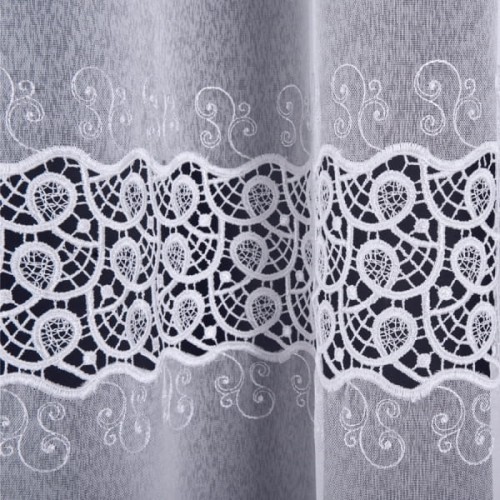 Firanka haftowana z aplikacją 7783 wys. 160 cm x 4 m szer