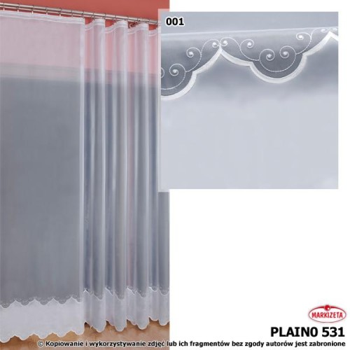 Organtyna PLAIN0 wys.280 cm x 2,70 m szer