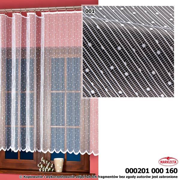 Firanka żakardowa 000201 wys.160 cm x 3 m szer.