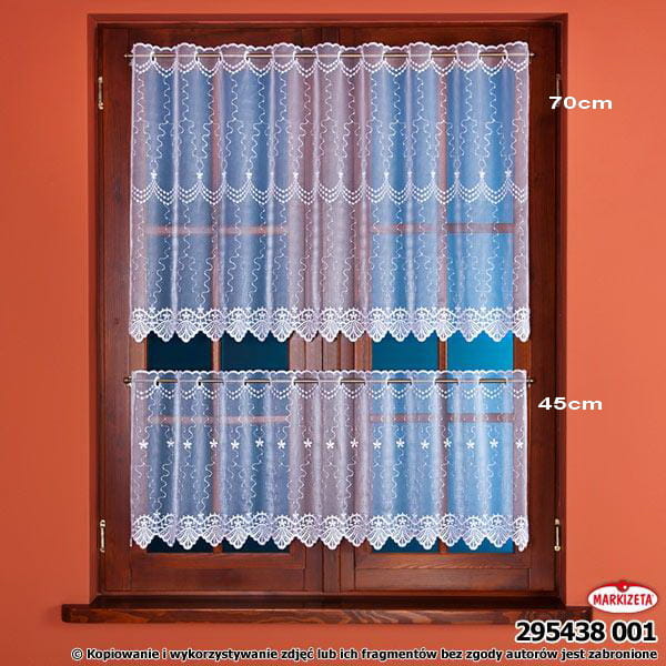 Zazdrostka haftowana 295438 wys 75 cm x 3,15 m szer