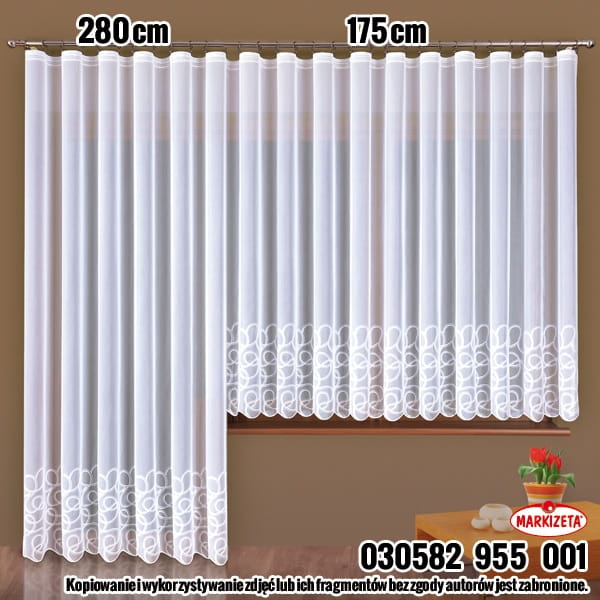 FIRANA HAFTOWANA 30582 wys.175 cm x 5,70m szer.